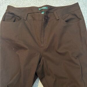 Ralph Lauren chocolate brown trouser jean pants